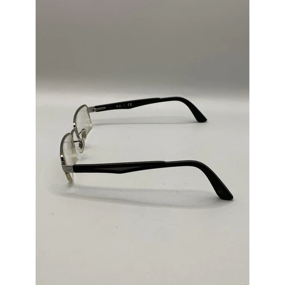 Ray Ban Eyeglasses RB6264 2502 51-16-135 Black Gunmetal Half Rim Frame Only